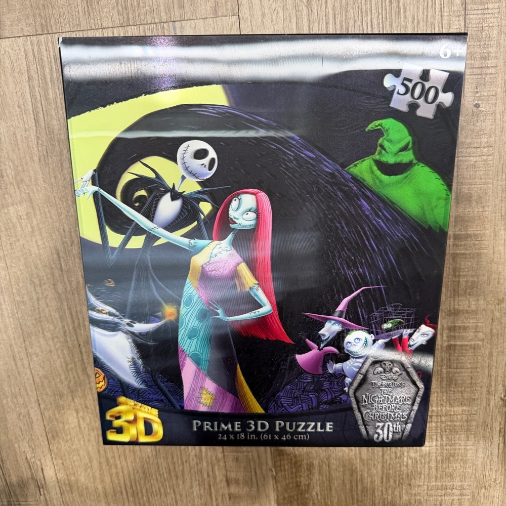 NEW Disney Nightmare Before Christmas 30th Anniversary Prime 3D Puzzle‎ 500pc